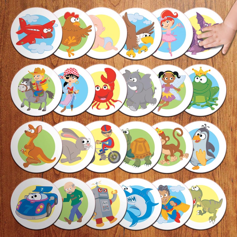 Outset Media Walk Like A Chicken - No Reading Required, Hide & Seek Role-Playing Activity Game, Preschool & Kids, Children's Social & Physical Developmental Game, Outset Media, Ages 3+, 2+ Players - Image 2